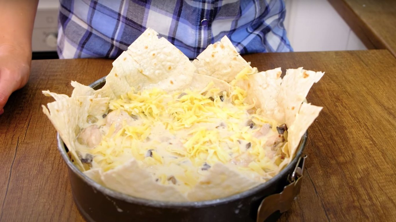 рецепт пирога з лаваша та сиром