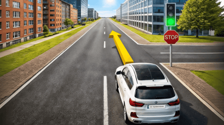 Тест ПДР — чи зобовʼязаний водій зупинитися біля світлофора - 290x166
