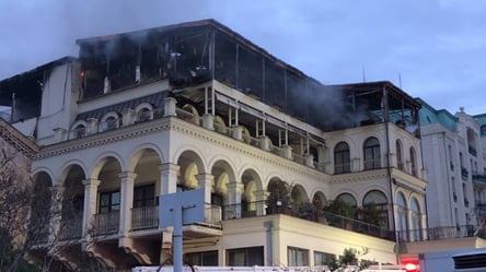 У Грузії спалахнула масштабна пожежа в готелі: люди вистрибували із полум'я - 285x160