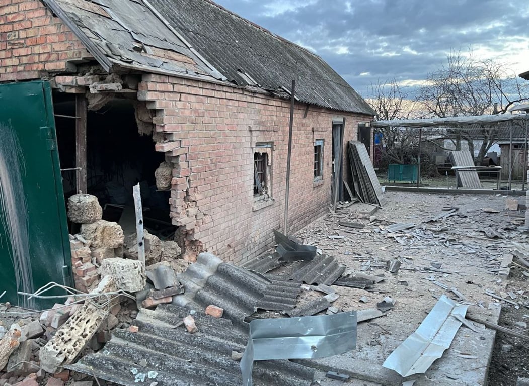 последствия обстрелов в Днепропетровской области