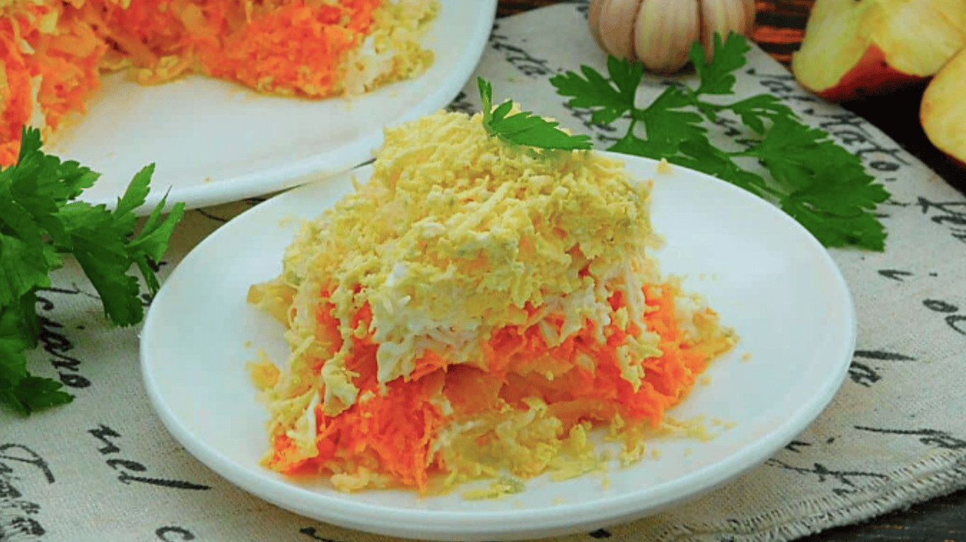 смачний салат з морквою рецепт приготування з фото
