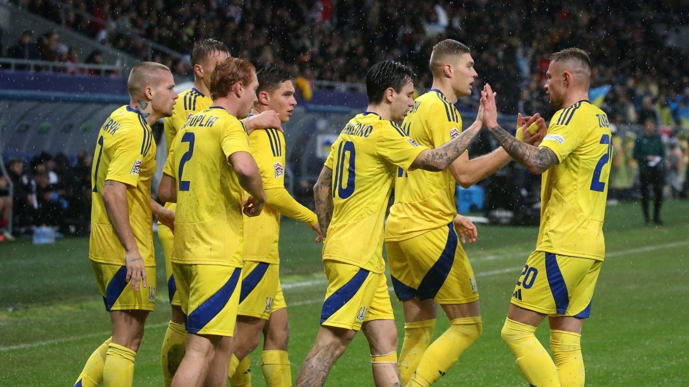 Матч Грузия — Украина