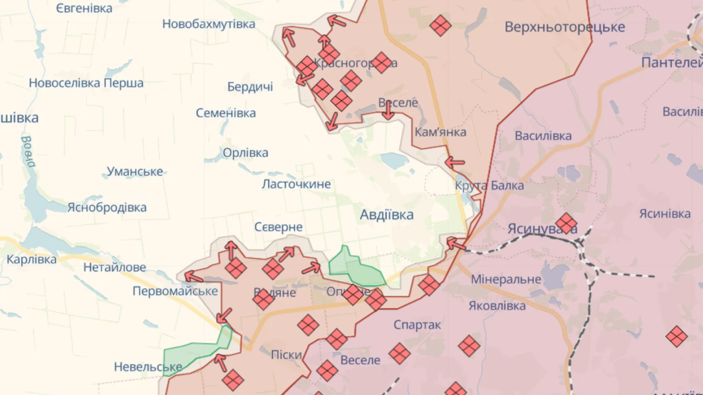 Карта боевых действий в Украине онлайн сегодня, 23.11.2023 — DeepState, Liveuamap, ISW