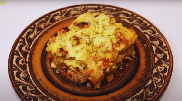 Мясная запеканка с картофелем — рецепт с фото пошагово