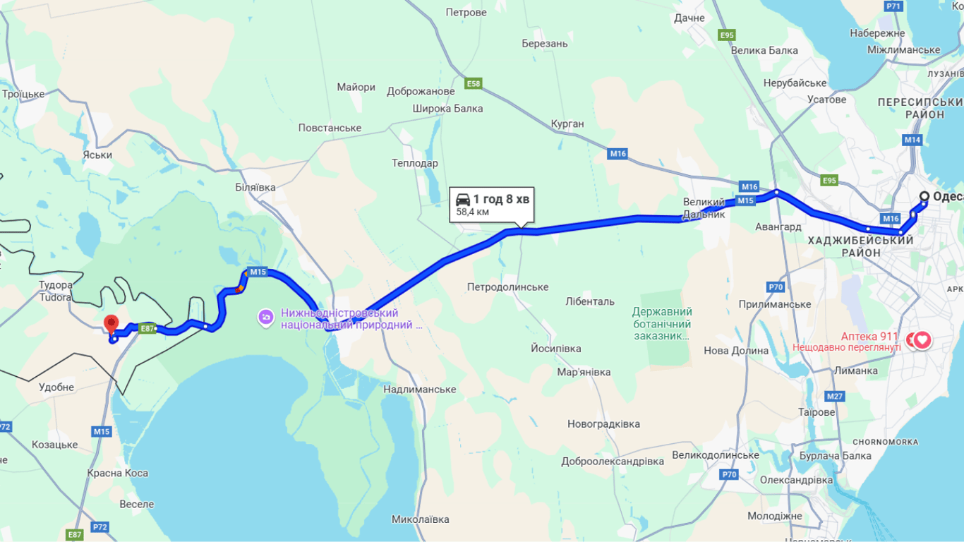 Затори до Молдови на трасі Одеса-Рені
