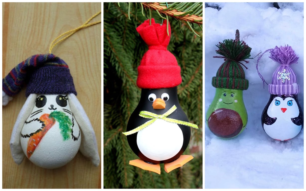 Як зробити новорічні іграшки зі старих лампочок — креативні ідеї