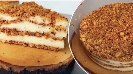 Торт без духовки "Анастасія" — швидкий рецепт до чаю - 285x160