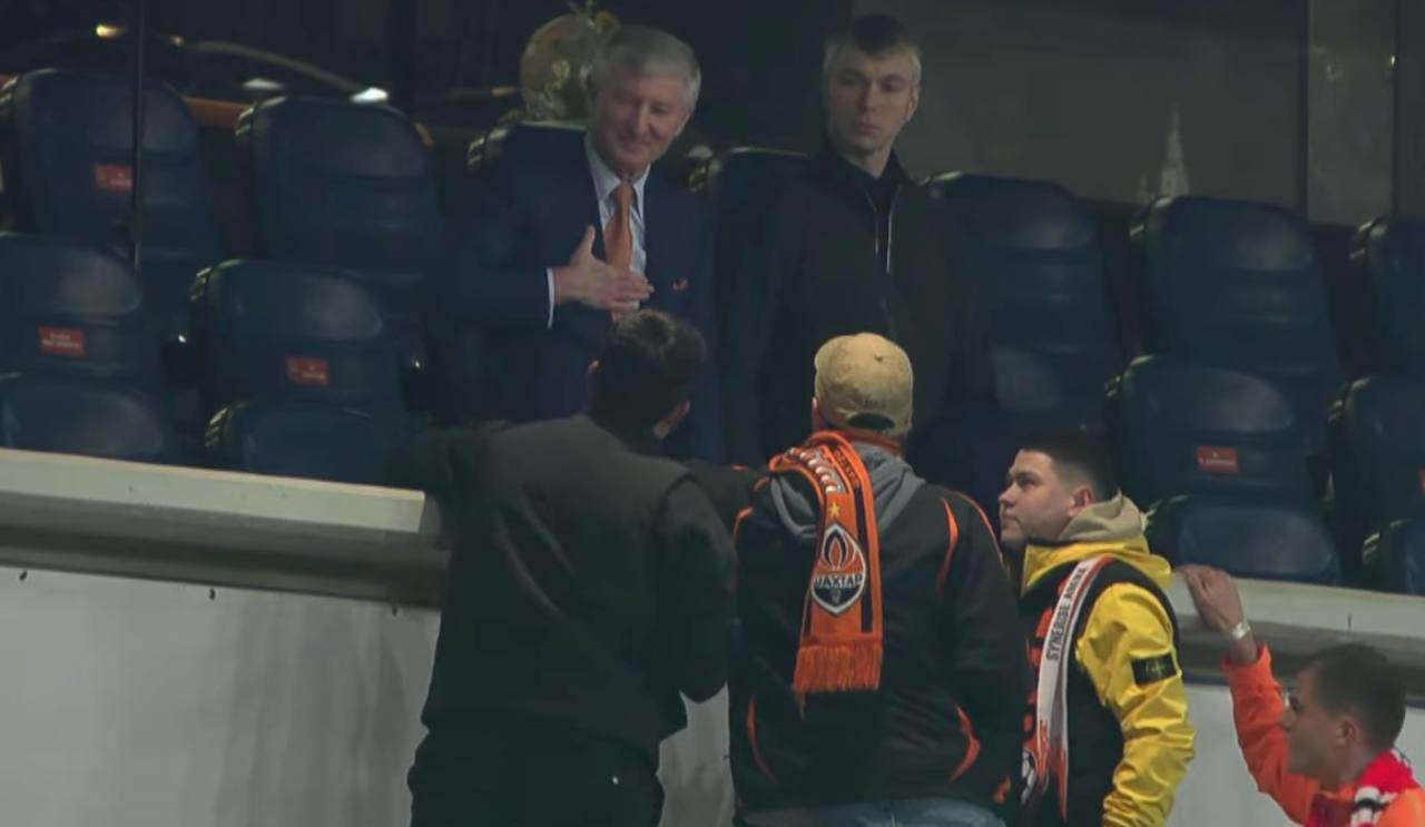 Ринат Ахметов на матче Шахтер – АЗ, 9 апреля 2026 года