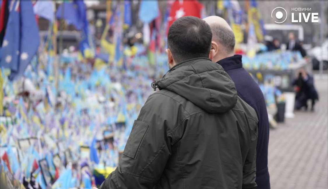 шольц і зеленський