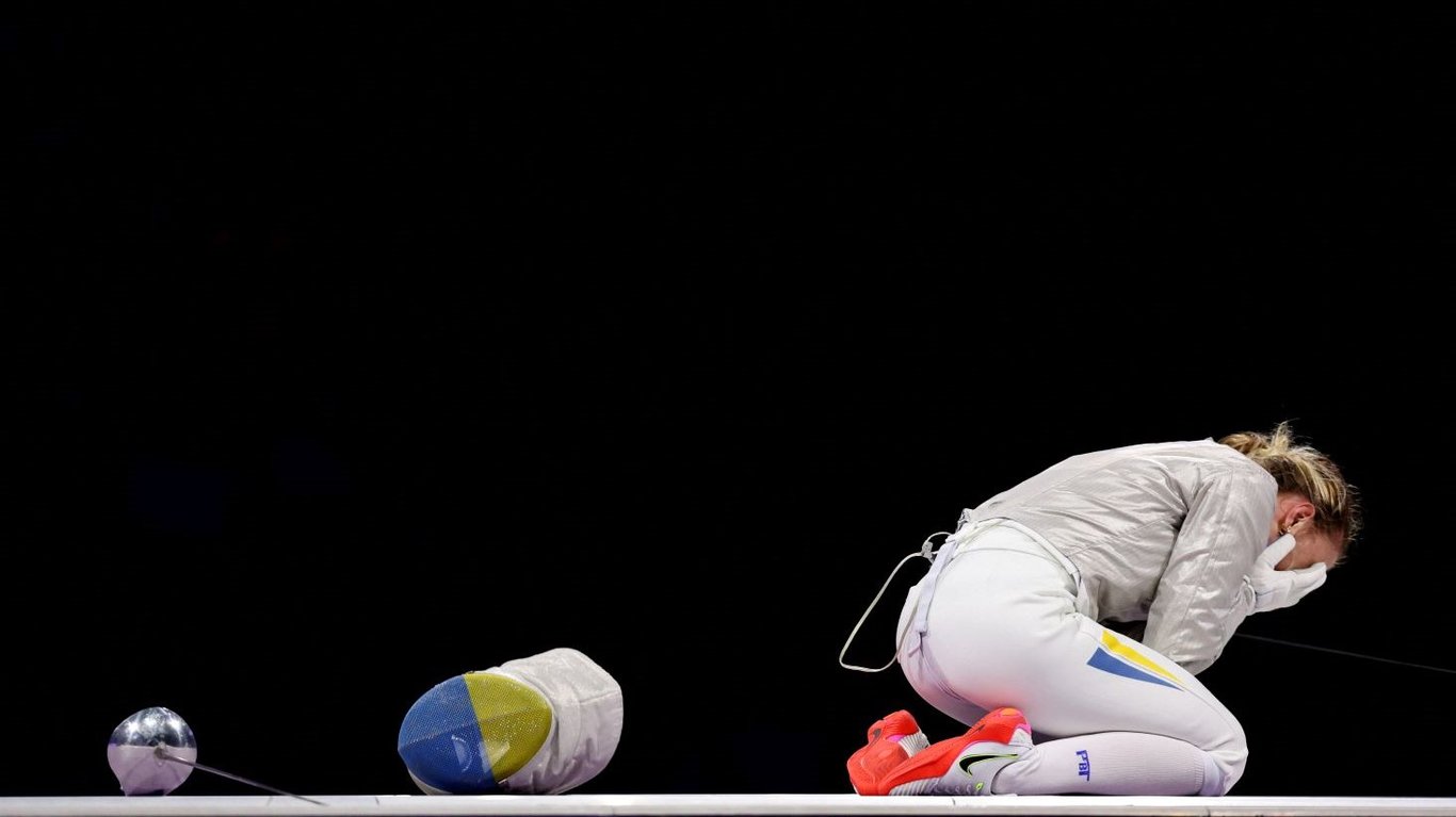 Ольга Харлан плаче після перемоги