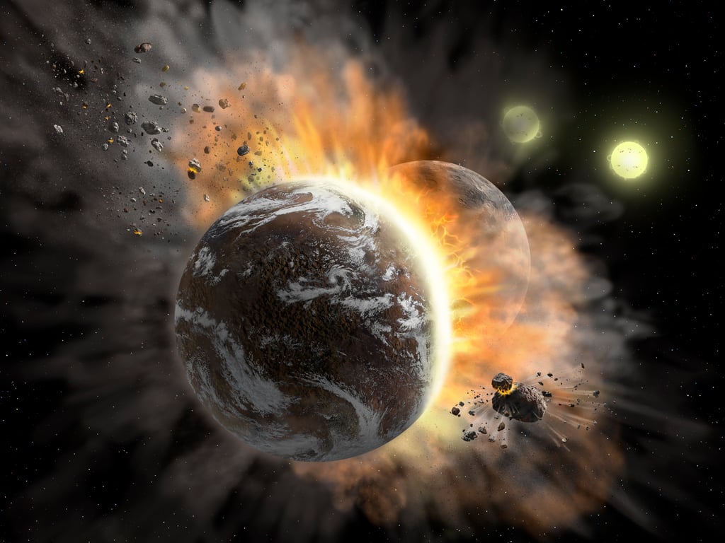 Ученые увидели жуткую космическую катастрофу, уничтожившую две планеты