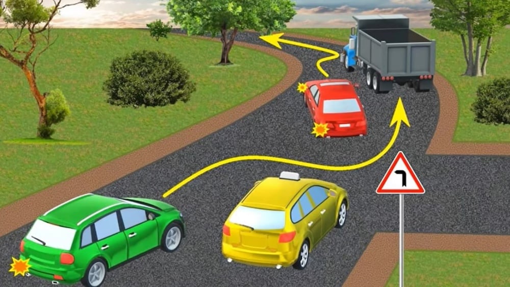 Тест по ПДД: кто нарушает правила обгона?