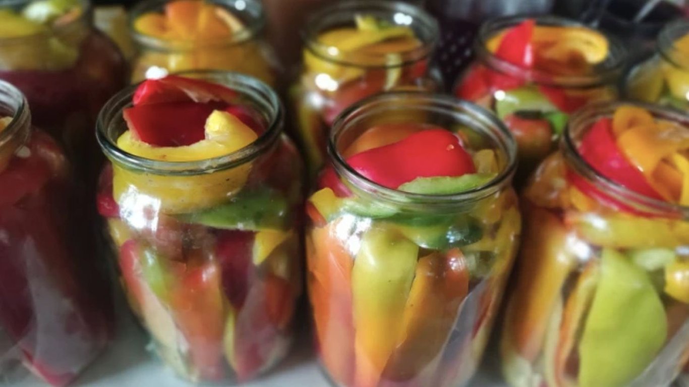 смачний рецепт маринованих перців 