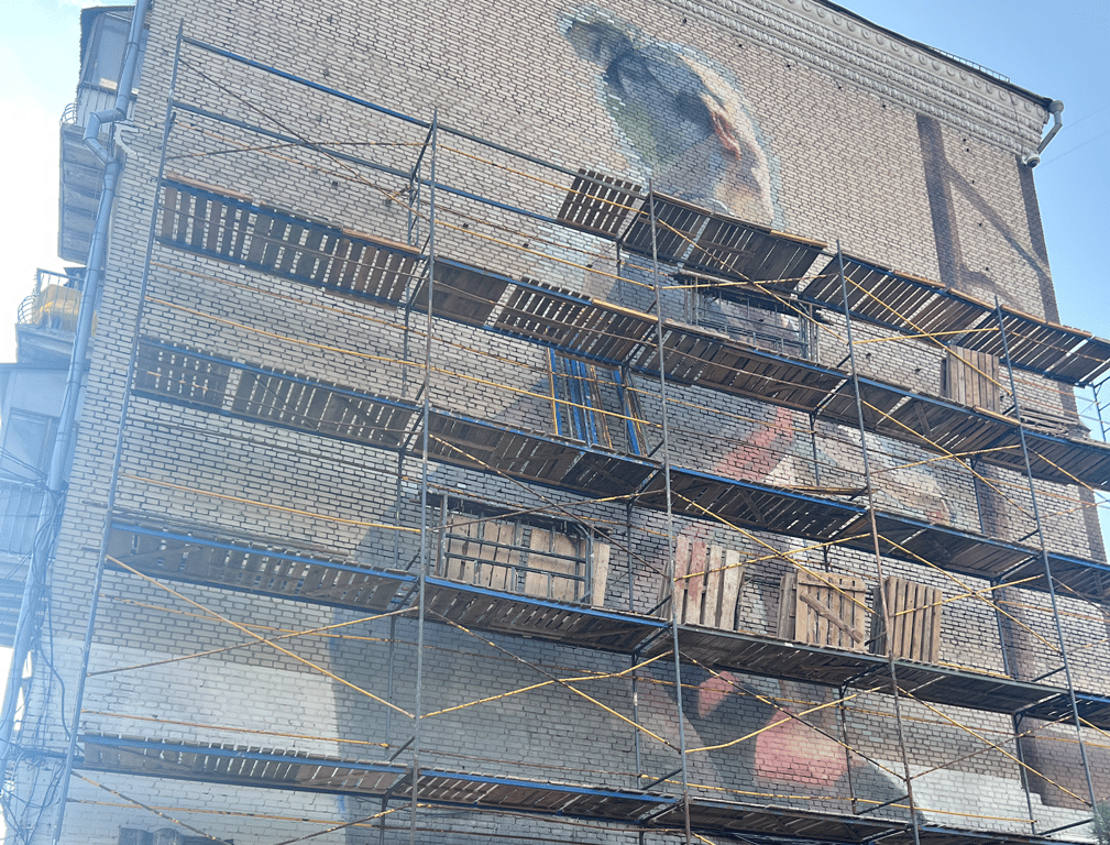 Мурал в Киеве