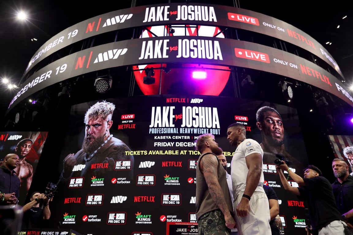 Джейк Пол и Энтони Джошуа