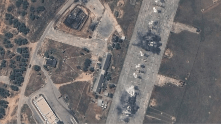 Удары по аэродрому "Бельбек" — появились спутниковые снимки уничтоженных российских самолетов - 290x166