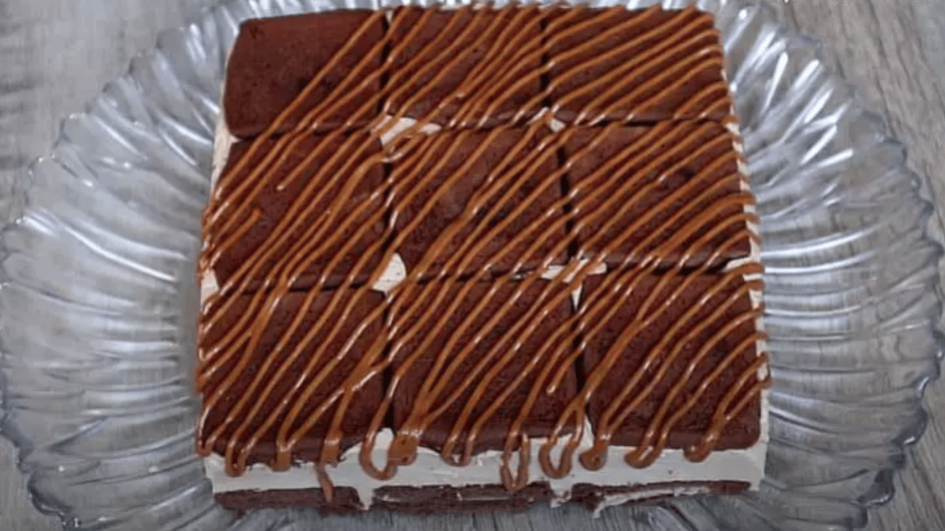 No-Bake Cappuccino Cake - no bake cake