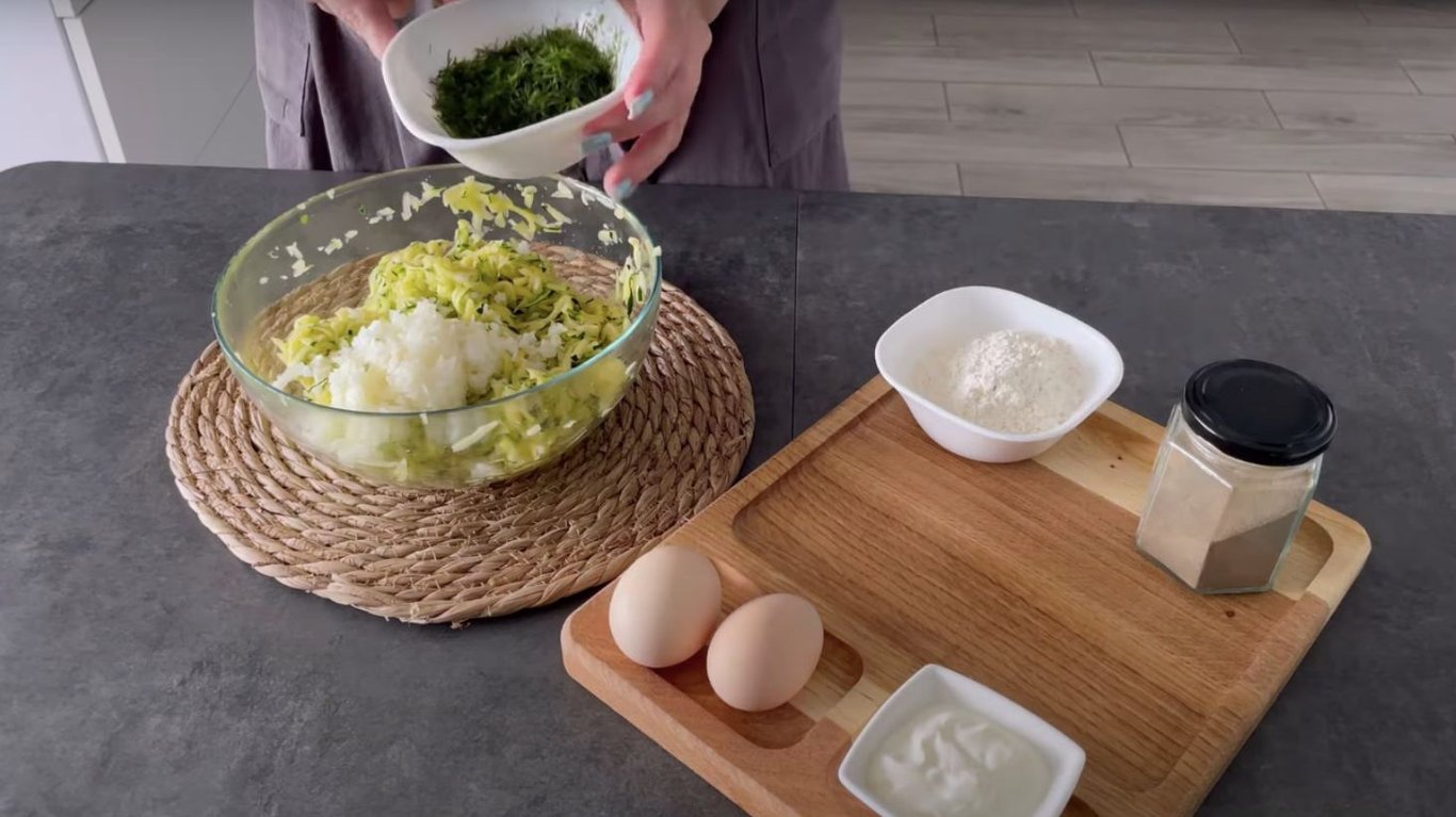 рецепт кабачковых оладьев 