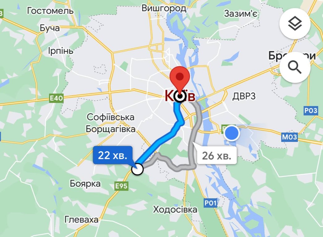 Пробки в Киеве 14 октября