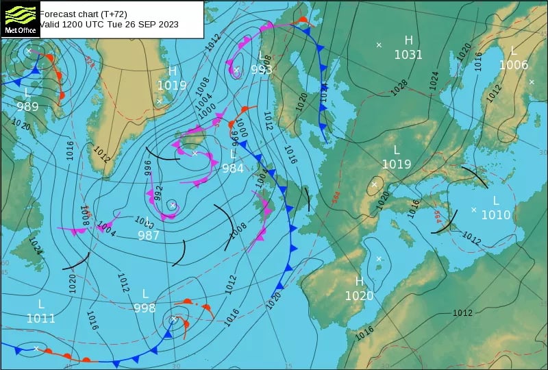 Прогноз погоди по Україні на 25 вересня