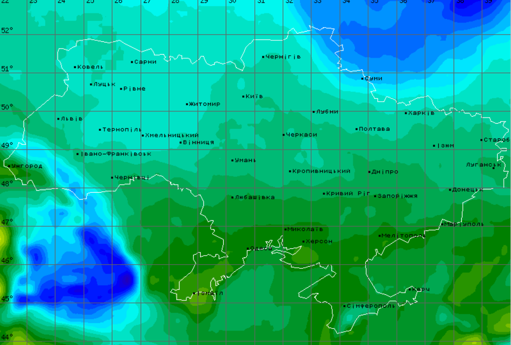 Погода в Україні похолодання