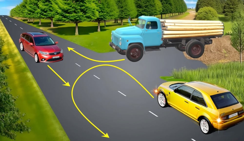 Тест з ПДР: хто проїде перехрестя першим?