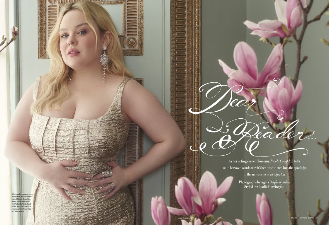 Акторка Нікола Коклан. Фото: Harper's Bazaar UK