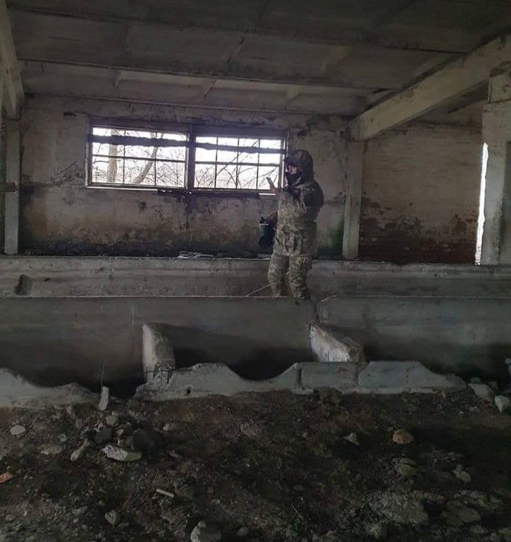 Ірина Голосна на позиціях. Фото: Ірина Голосна