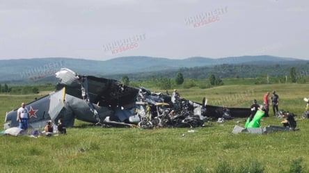 В России рухнул пассажирский самолет, есть погибшие: первые фото с места - 285x160