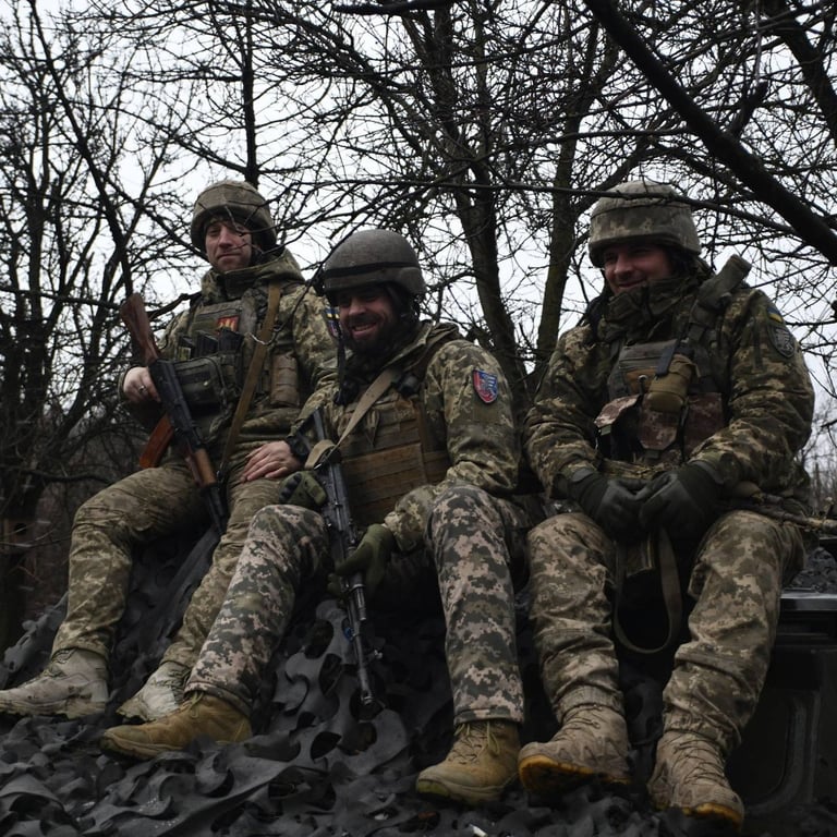 Воїни 81-ї окремої аеромобільної Слобожанської бригади. Фото: Telegram / Zelenskiy / Official