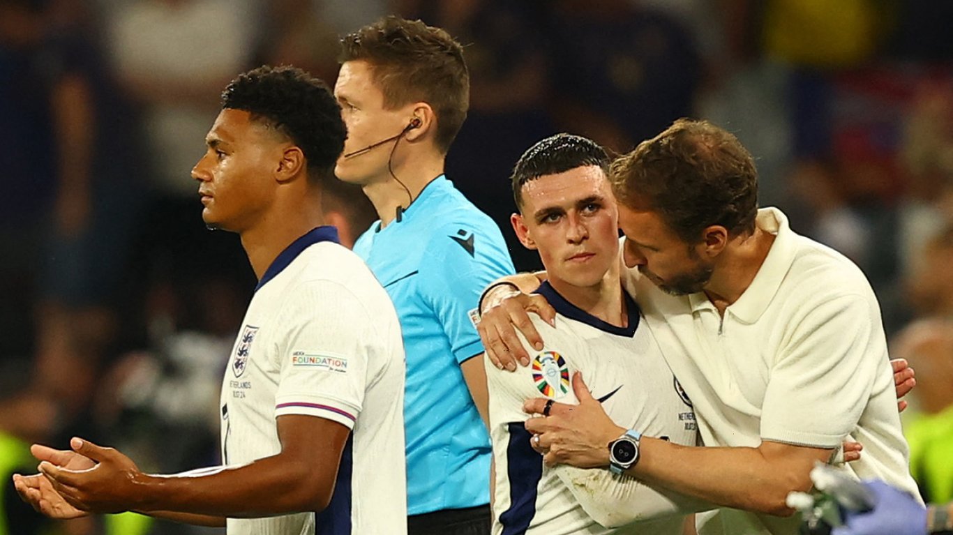 Гарет Саутгейт та Філ Фоден