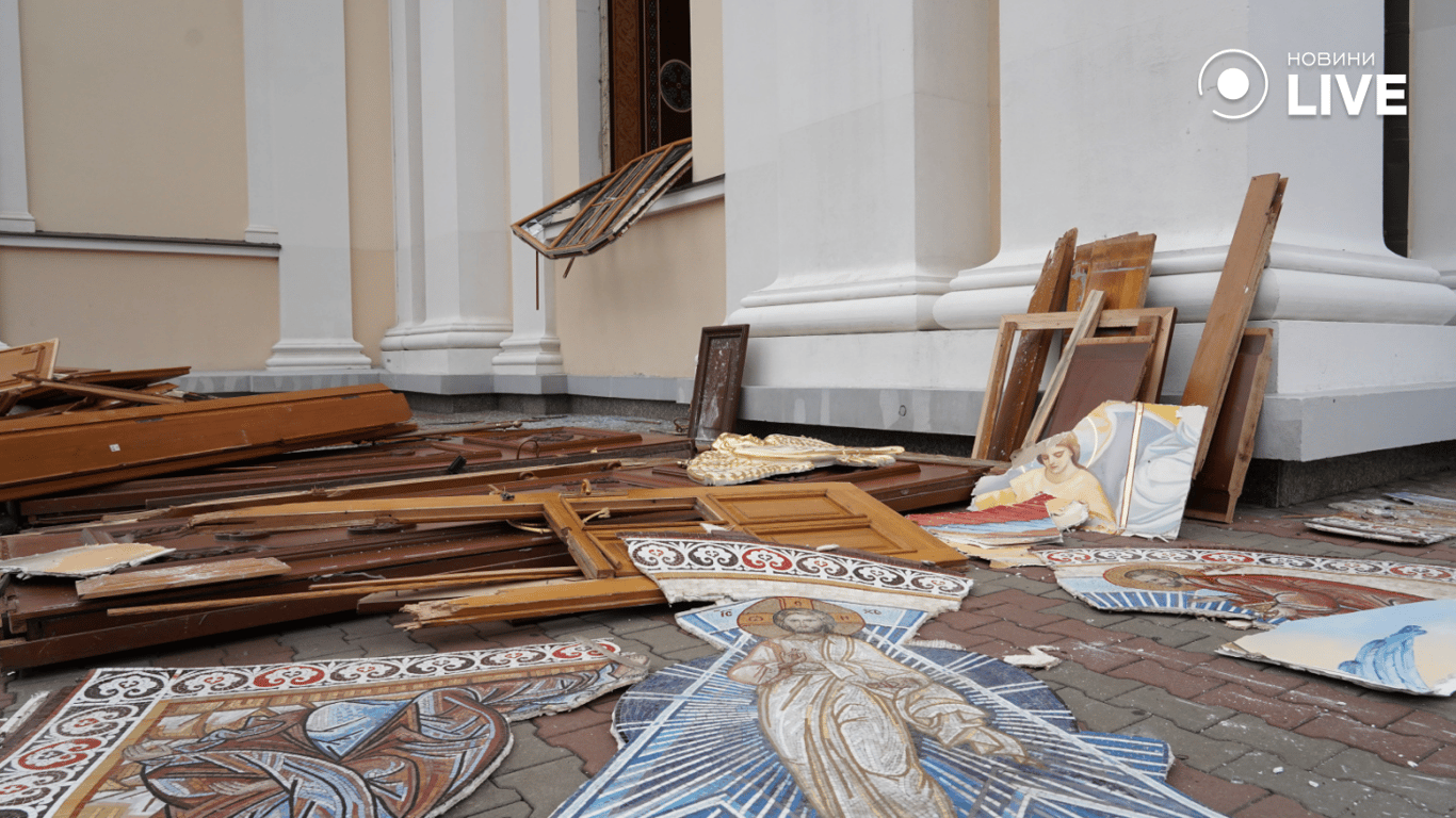 Ікони, знищені Росією в Одесі