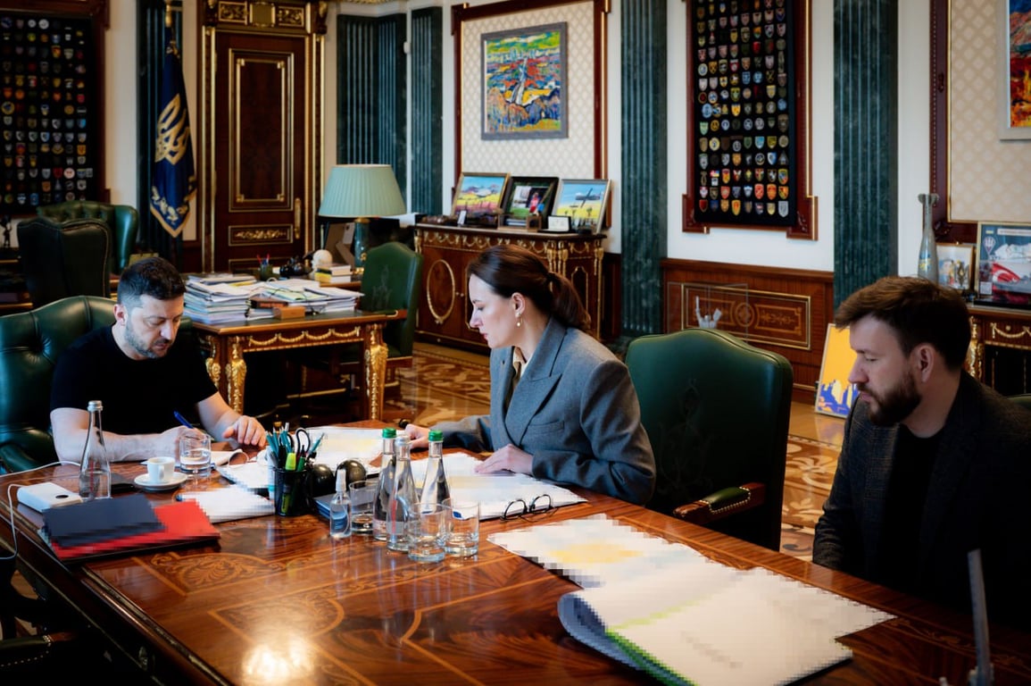 Зеленський провів нараду з Улютіним і Свириденко