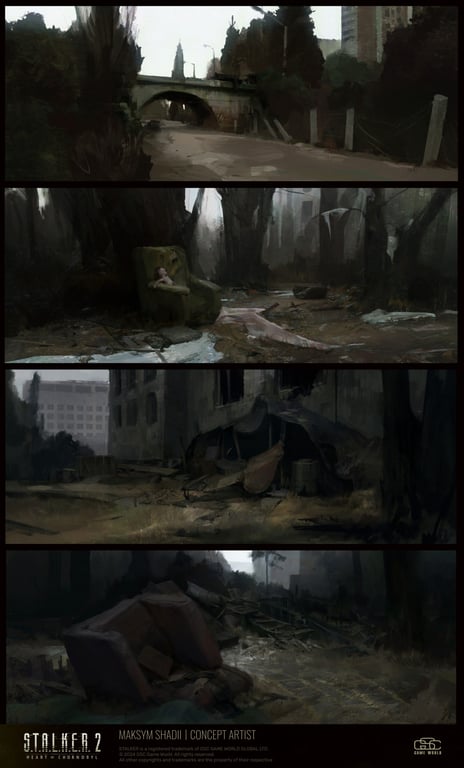 S.T.A.L.K.E.R. 2 поделился кадрами из ранней версии Чернобыля