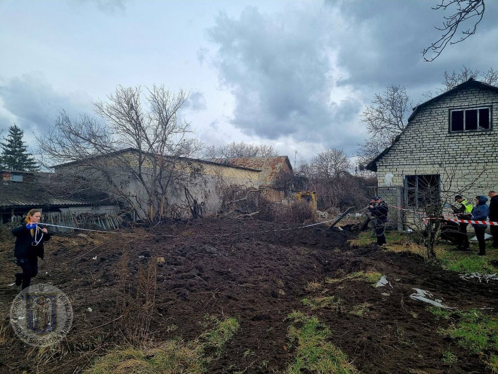 Наслідки обстрілу Києва 25 березня