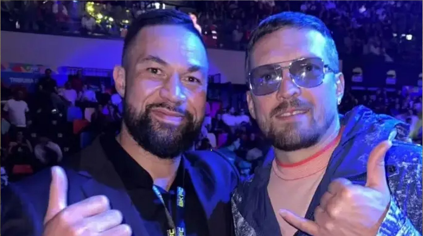 Александр Усик и Джозеф Паркер