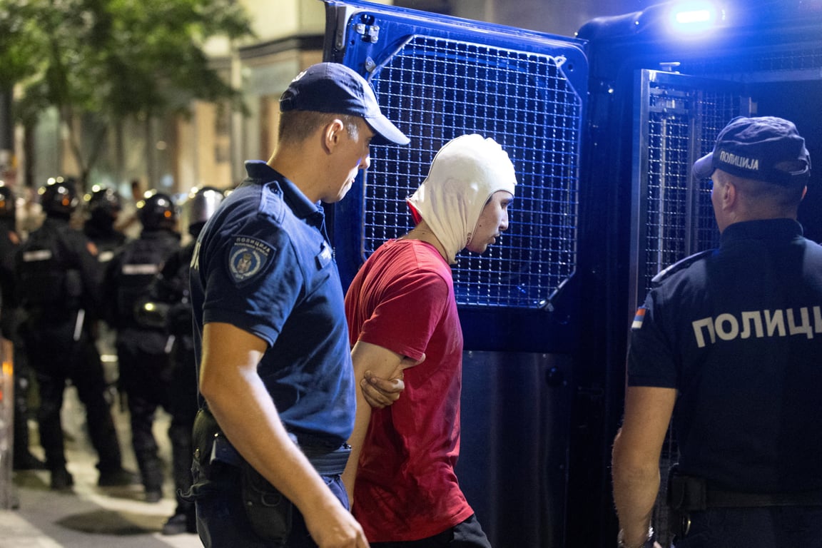 Затримання в Сербії