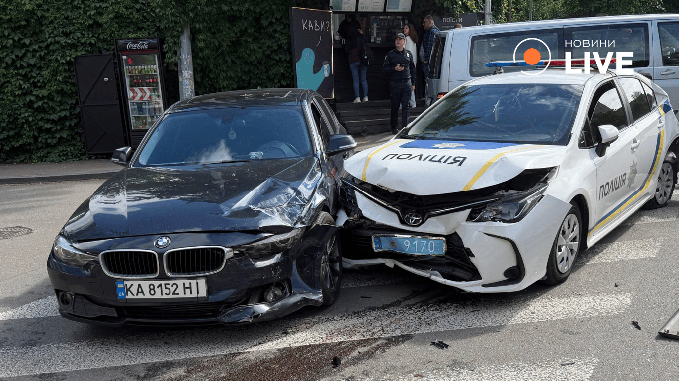 Аварія в Шевченківському районі Києва