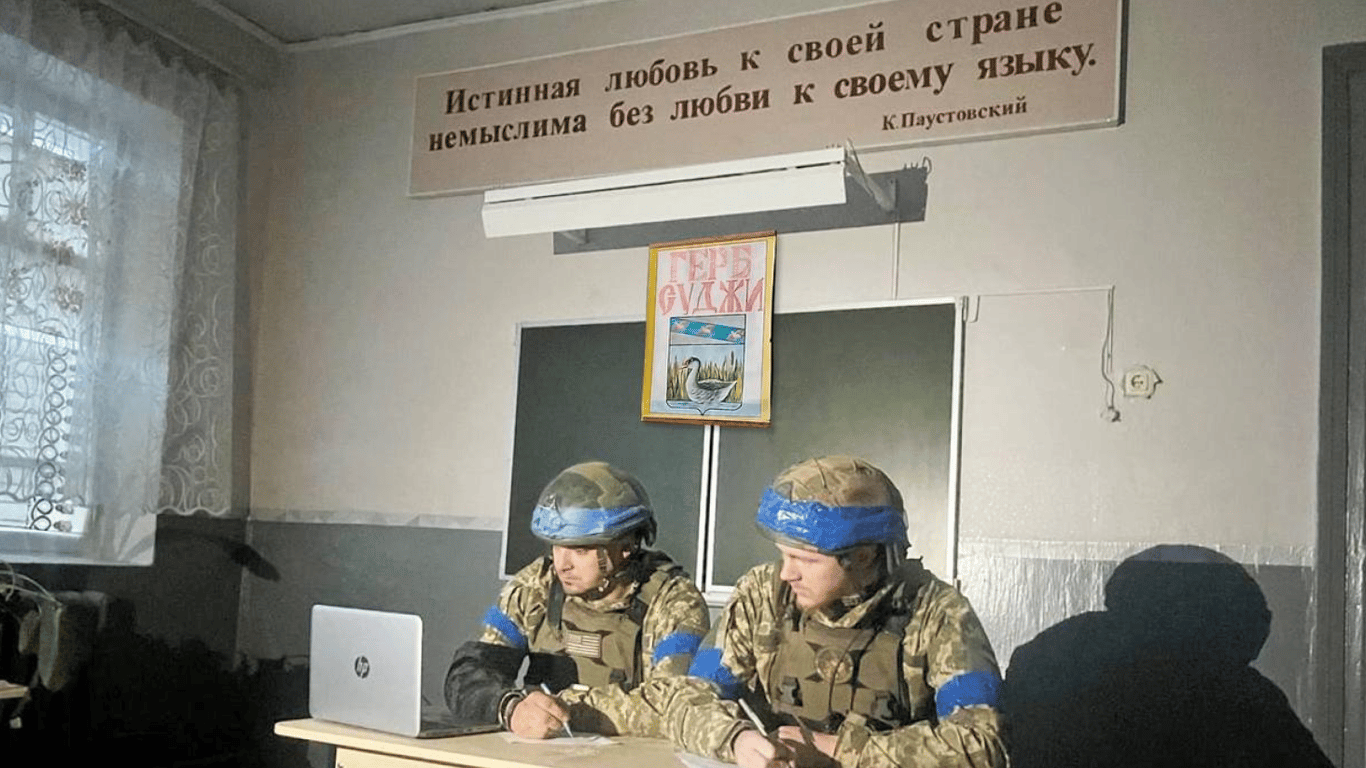 Fighting in Kursk region - Ukrainian military wrote a radio dictation in Suzha (photos)