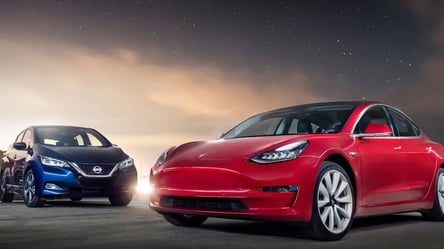 Битва Tesla против Nissan — рейтинг электромобилей в Украине в 2024 году - 285x160