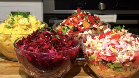 Рецепти без мʼяса — 4 салати "за копійки", бюджетні та смачні - 285x160