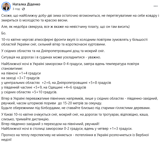 погода Діденко