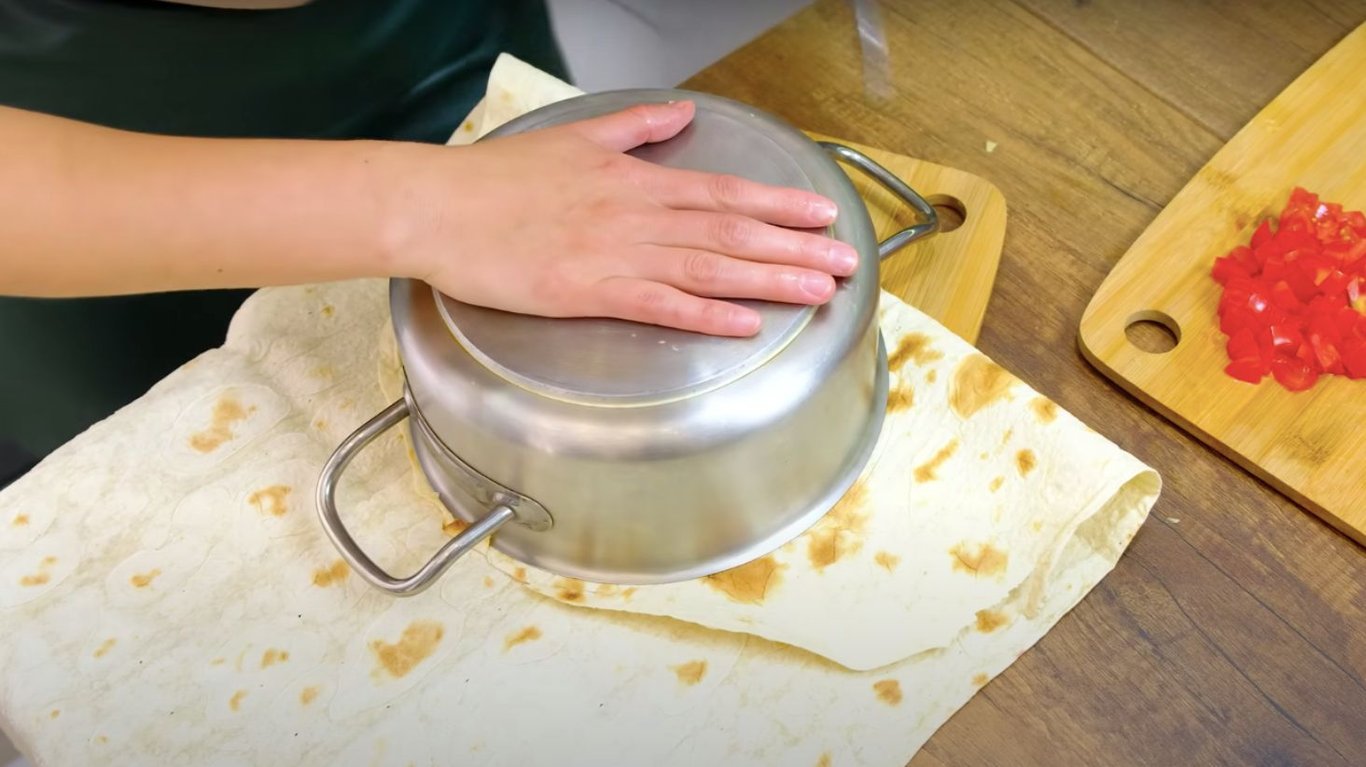 смачний рецепт з лаваша на сніданок за 15 хвилин