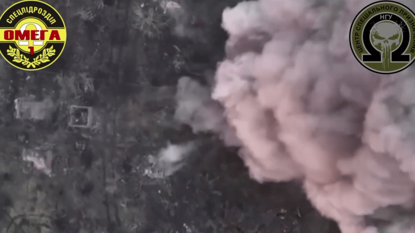 Спецназовцы Нацгвардии эффектно уничтожили боекомплект оккупантов — видео