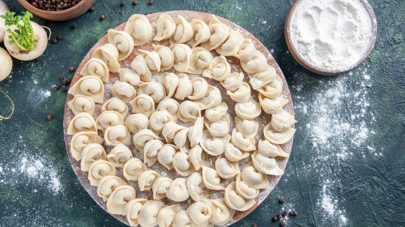 рецепт жаренных пельменей 