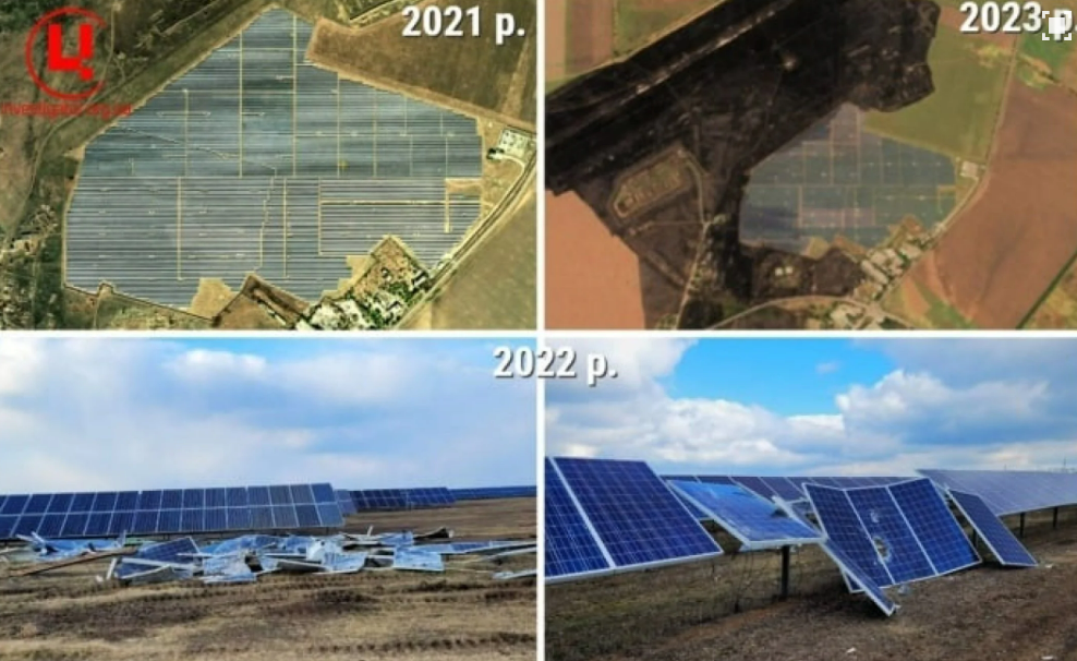 В Украине россияне разграбили и уничтожили крупнейшие в Европе солнечные и ветроэлектростанции - фото 2