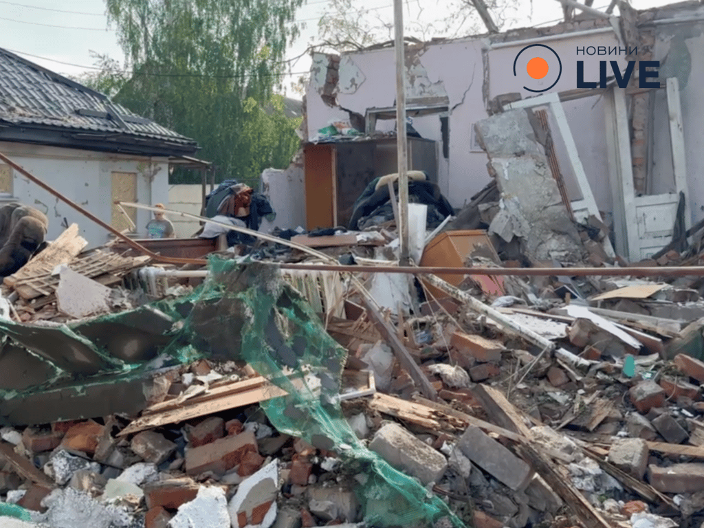 Російський удар по Київському районі Харкова 7 червня