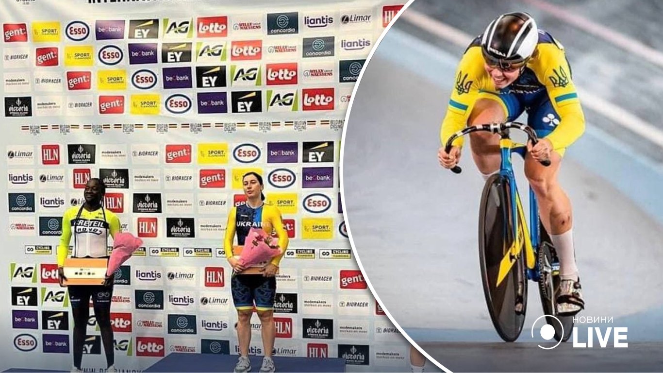 Львовская велосипедистка в финале обогнала Францию и выиграла международные соревнования в Бельгии