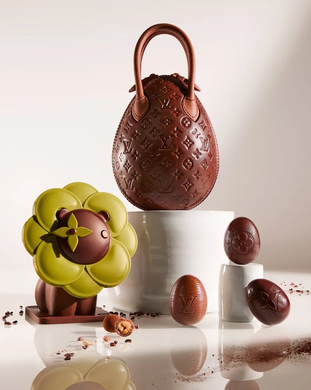 Louis Vuitton edible bag for Easter