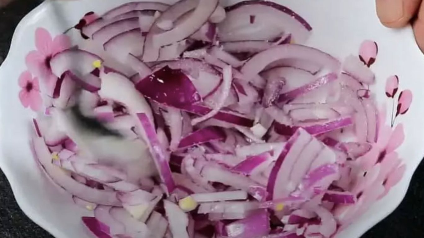 як маринувати синю цибулю 